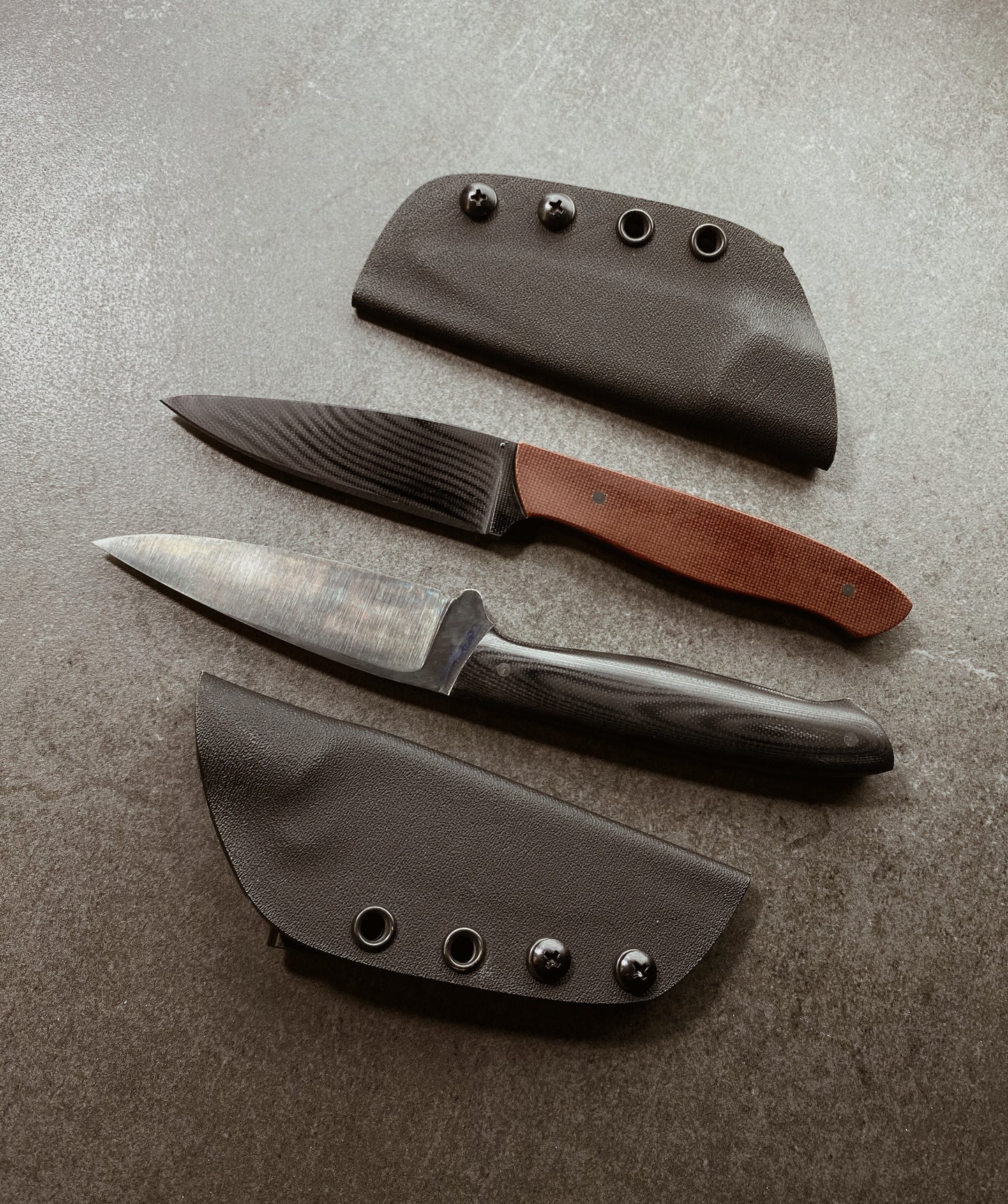 G10 trainer, black kydex sheath