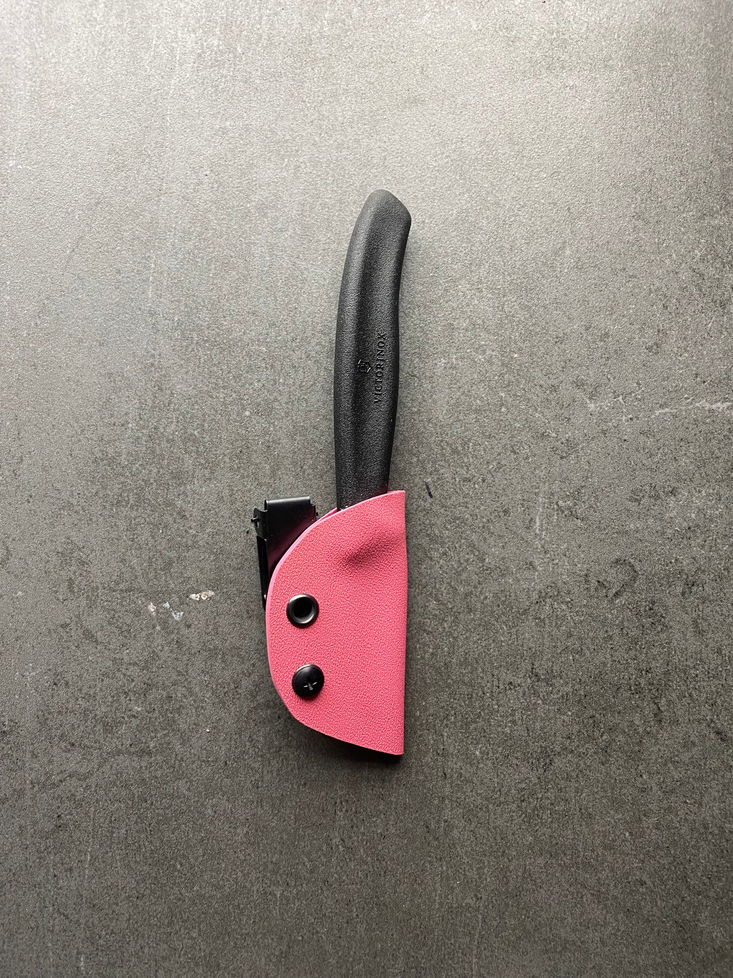 Pink kydex sheath