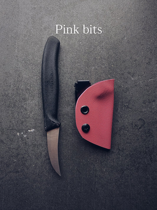Pink kydex sheath